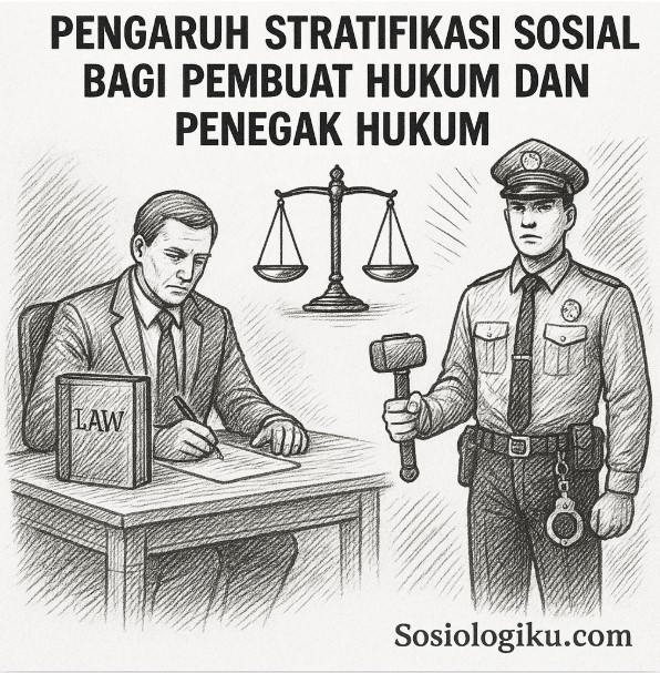 pengaruh stratifikasi sosial bagi pembuat hukum dan penegak hukum