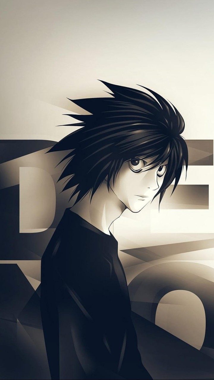 L Lawliet (Death Note) iphone wallpaper