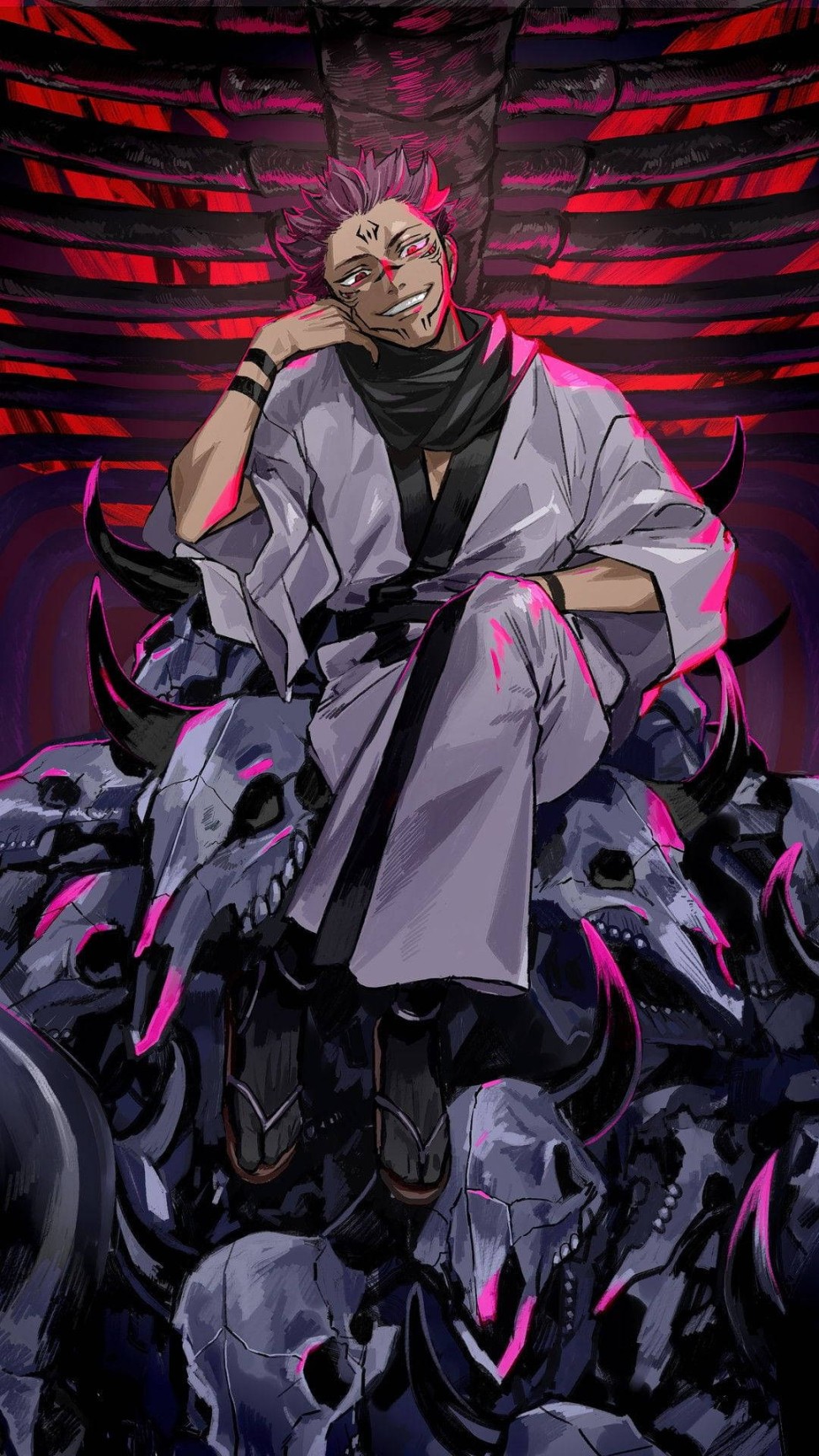 Ryomen Sukuna (Jujutsu Kaisen) iphone wallpaper