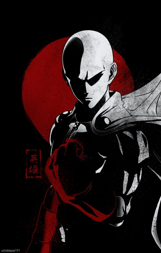 Saitama (One Punch Man) iphone wallpaper