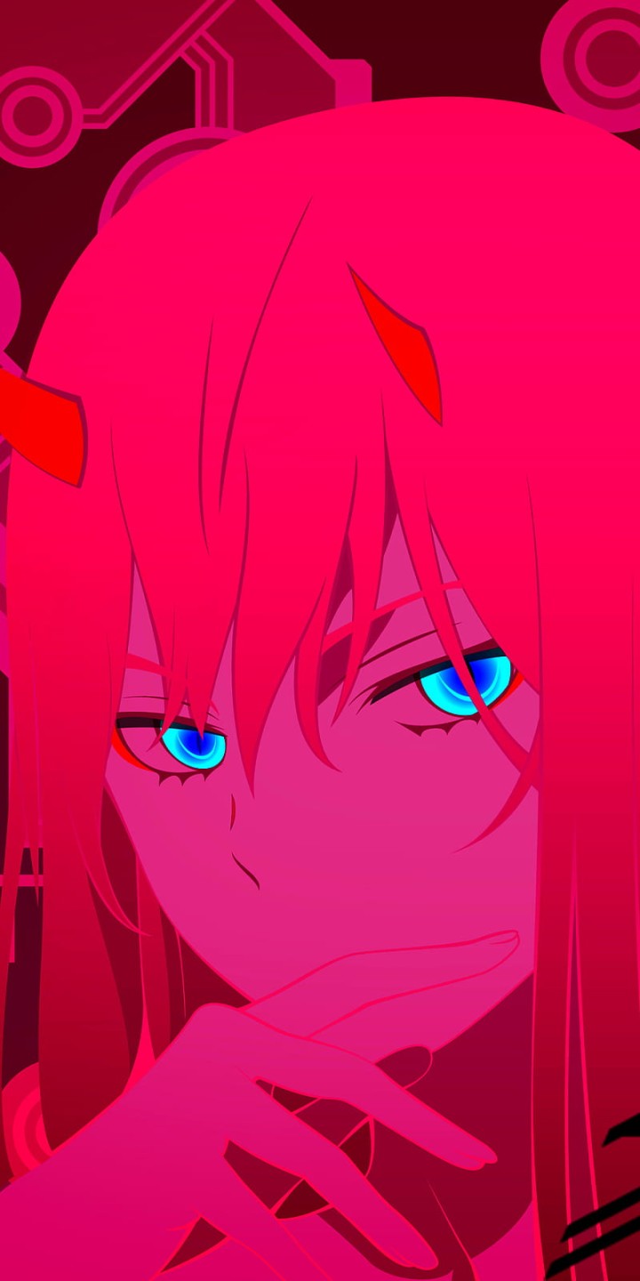 Zero Two (Darling in the Franxx) iphone wallpaper