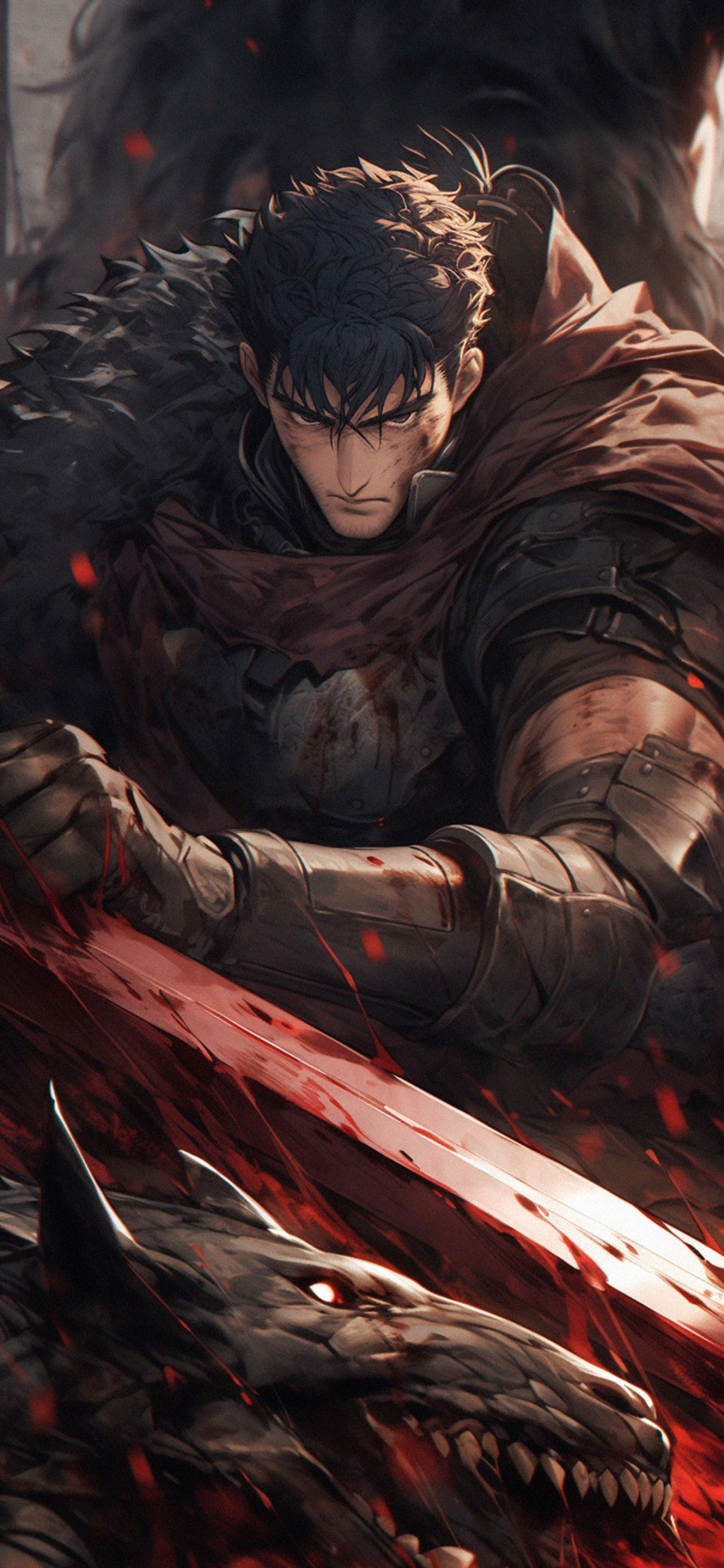 Guts (Berserk) iphone wallpaper