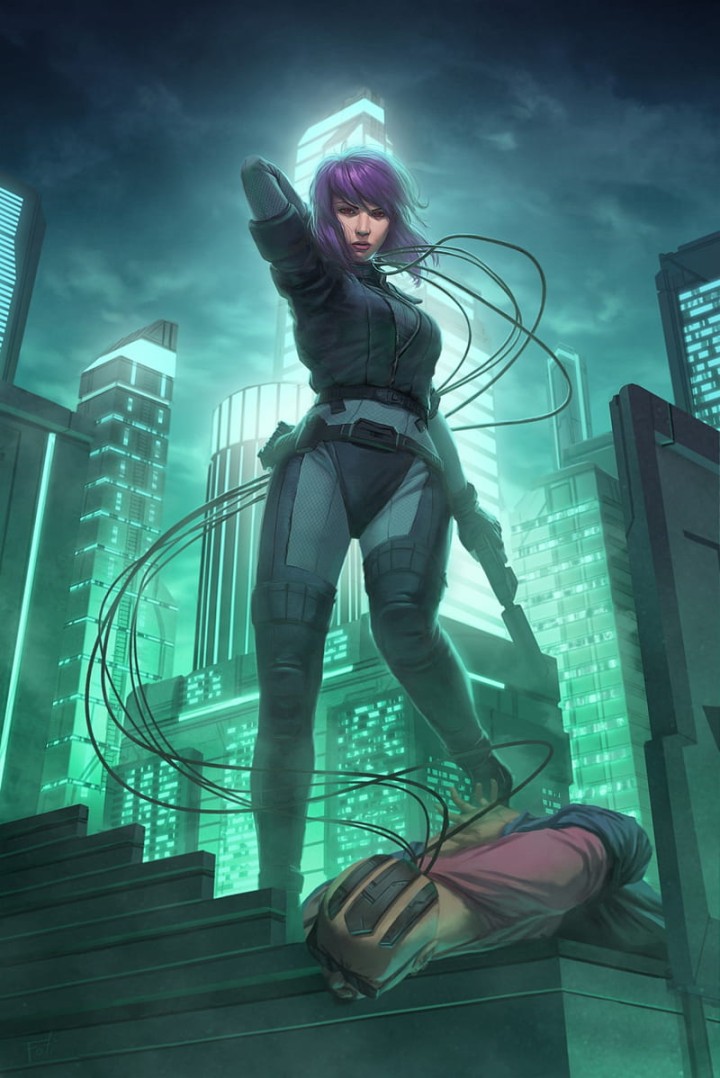 Motoko Kusanagi (Ghost in the Shell) iphone wallpaper