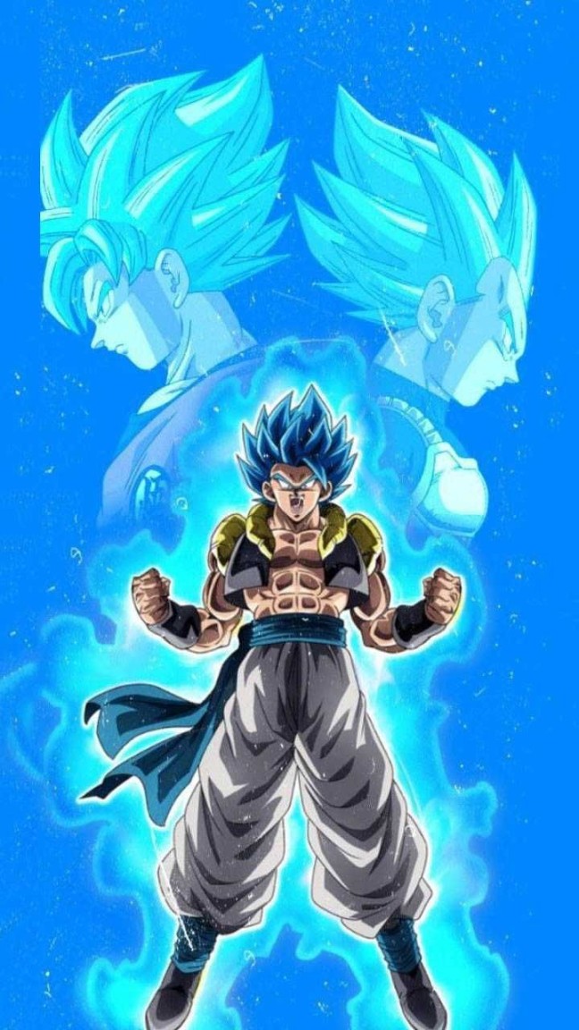 gogeta animated iphone wallpaper