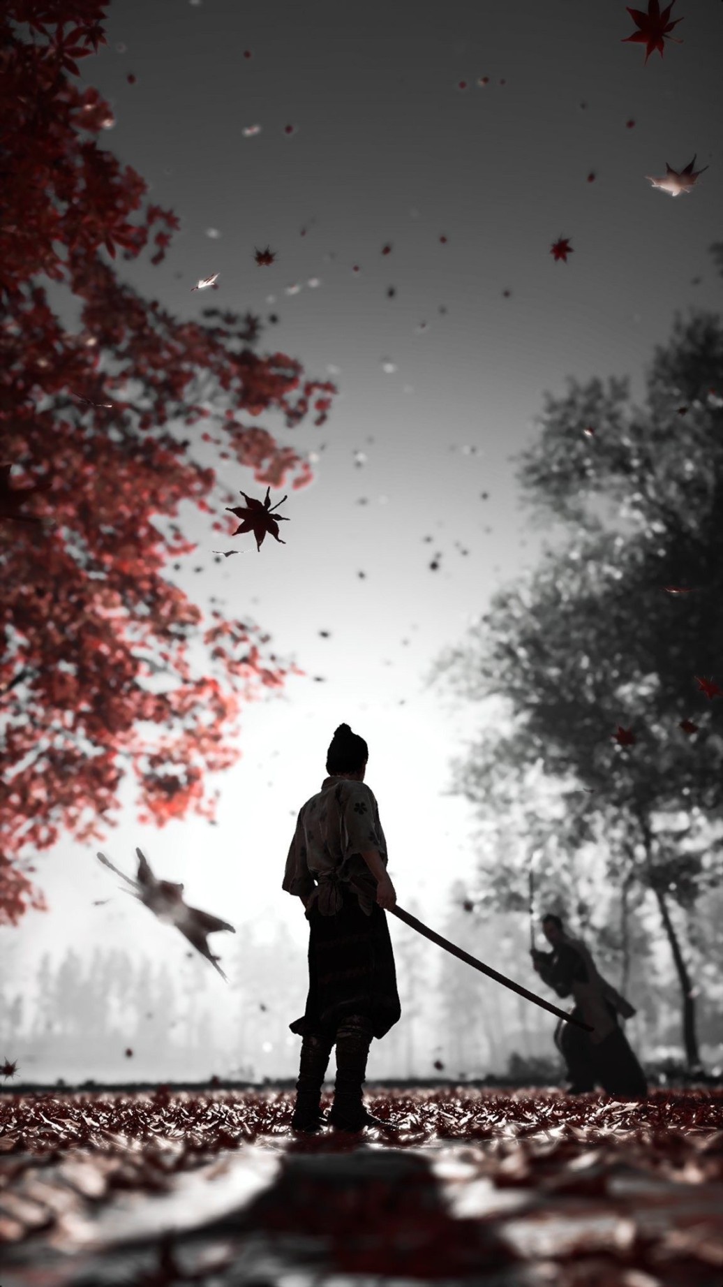 ghost of tsushima iphone wallpaper live