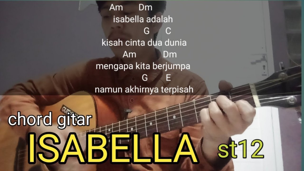 kunci gitar st12 - isabella