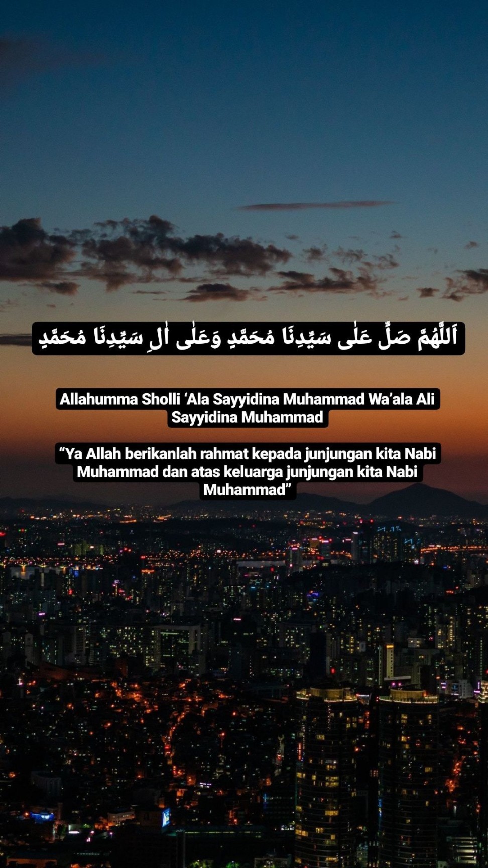 allahumma sholli ala sayyidina muhammad artinya