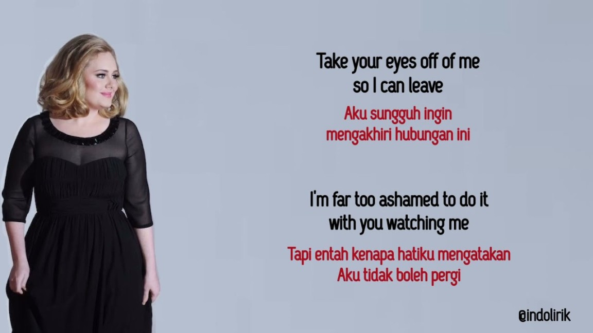 lirik lagu adele love in the dark